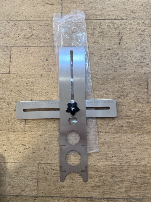 Gabarito de Perfuração Multiusos Aço Inox
