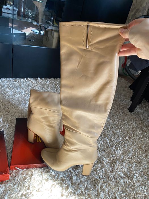 Чоботи шкіряні, 37 р, BROCOLY