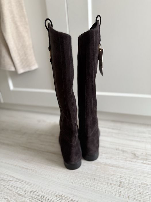 Kozaki zamszowe Zara 39