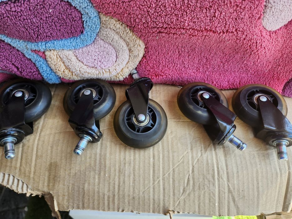 5 rodas com rolamento de encaixar
