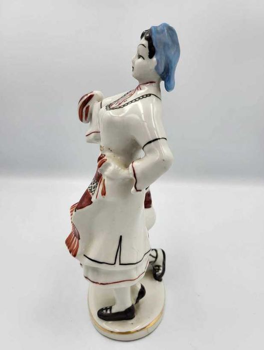 Figurka porcelanowa tancerze góral,Macedonia
