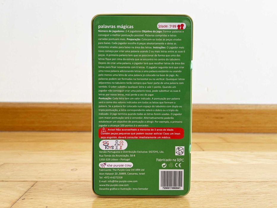 Jogo Magnético Palavras Mágicas The Purple Cow