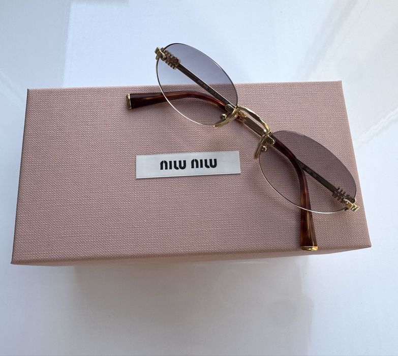 Сонцезахисні окуляри Miu Miu MU A54S 5AK04O — zdjęcie 4