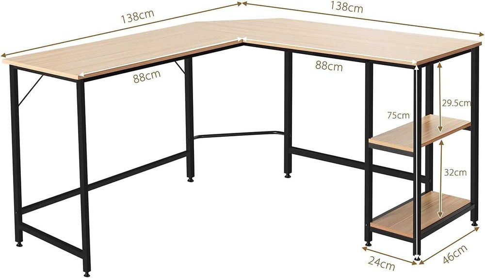 Biuro loftowe w kształcie litery L