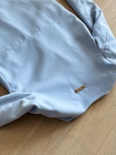 La Petit Lulu elegancki płaszcz błękitny damski 36