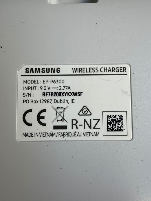 Samsung Wireless Charger Trio EP-P6300 branco – carregador 3 em 1