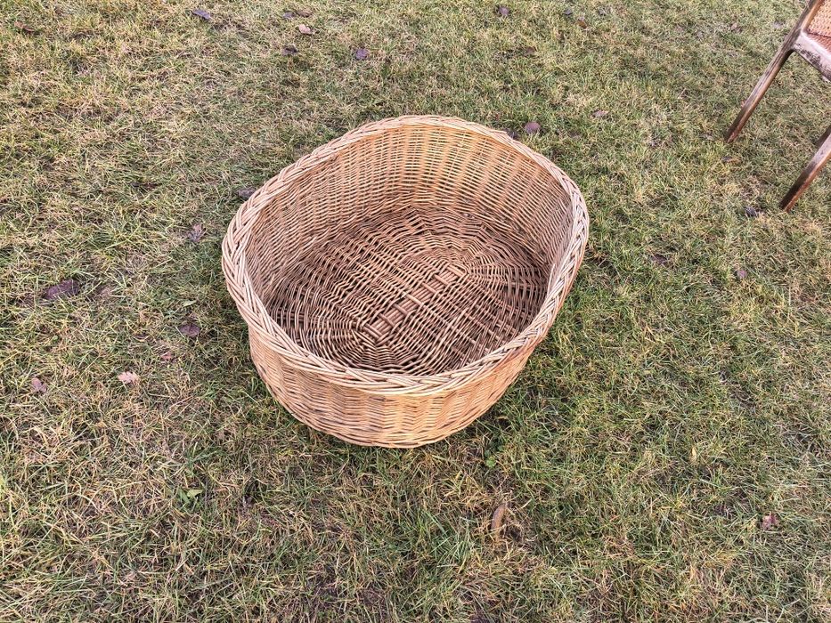 Kosz wiklinowy duży dla zwierzaka np.psa duży legowisko wiklina