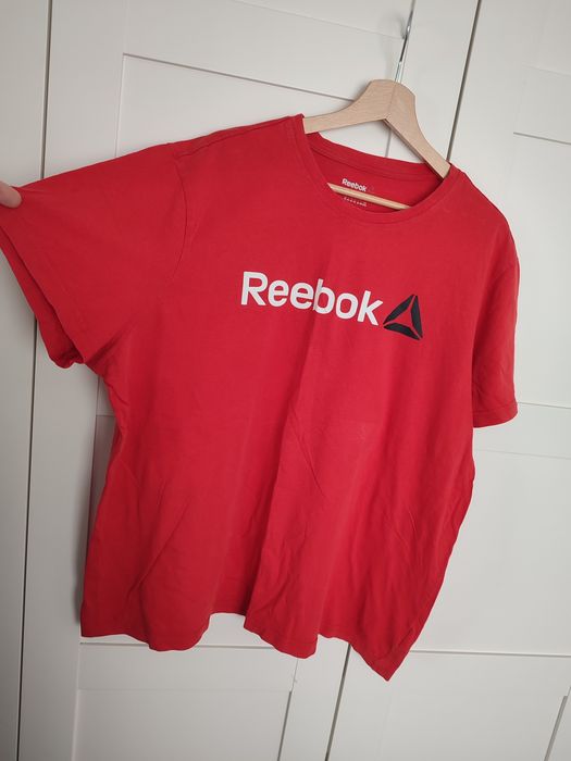 2xl XXL Reebok t-shirt koszulka czerwona