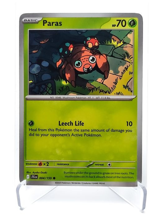 Paras 004/159 karta pokemon Journey Together