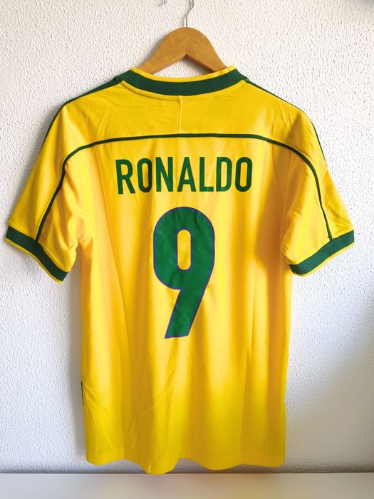Camisola Retro Brasil - Ronaldo 9