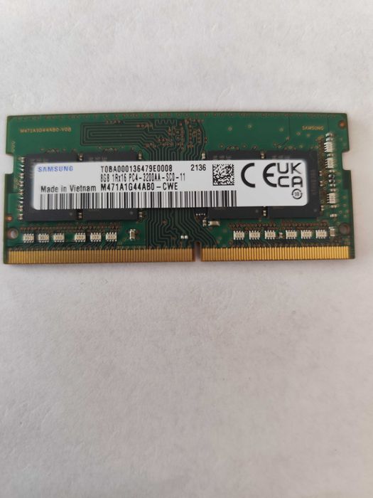 Оперативна пам'ять Samsung 8GB DDR4 3200MHz SO-DIMM (для ноутбука)