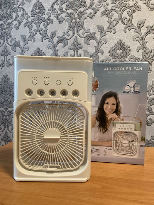 Вентилятор-кондиціонер, вентилятор настільний, портативний з водою