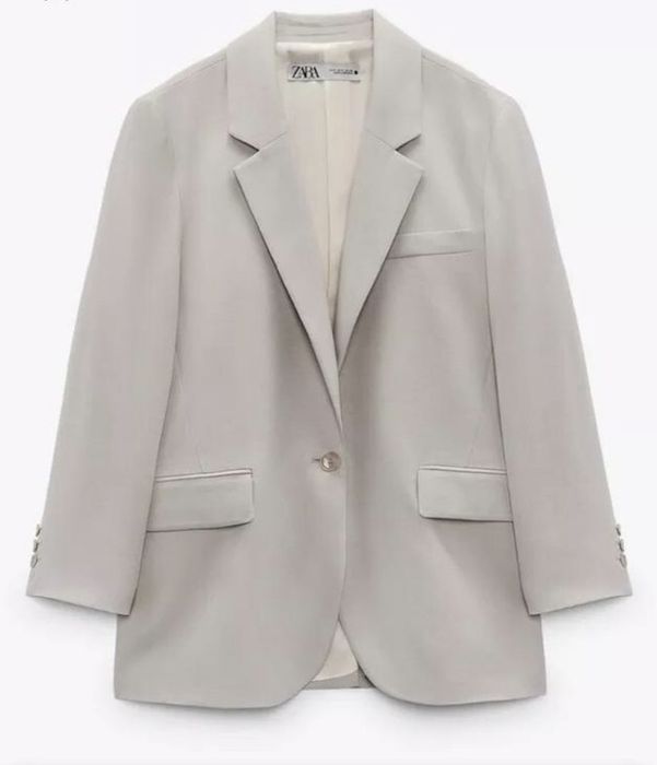 Блейзер оверсайз свободного кроя Zara