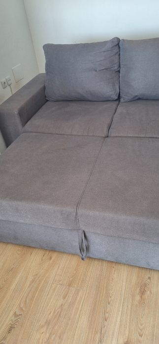 Sofá Retrátil 2,50m - Cinzento