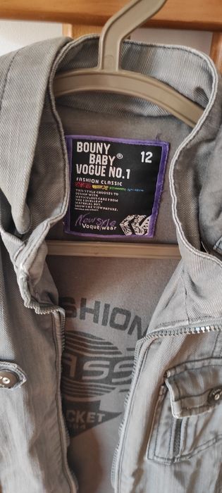 Casaco cinzento ganga 12 anos Bouny