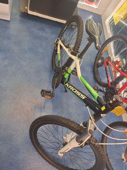 Rower Górski Kross Hexagon Junior Koło Zielono-Biały24" Komis Madej Sc