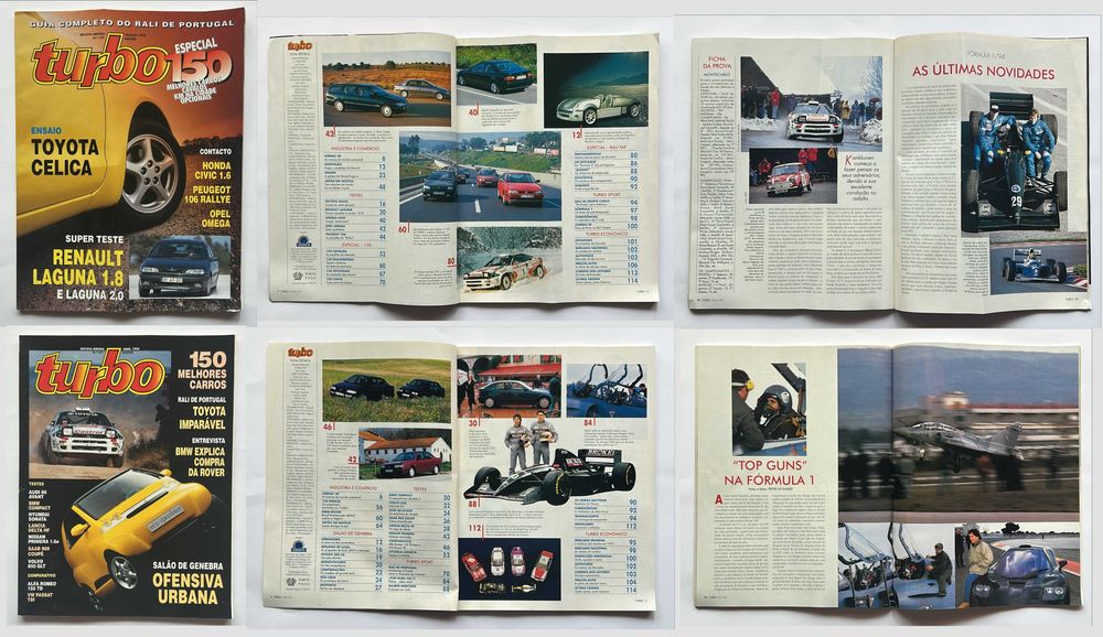 Coleção de revistas Turbo de 1994