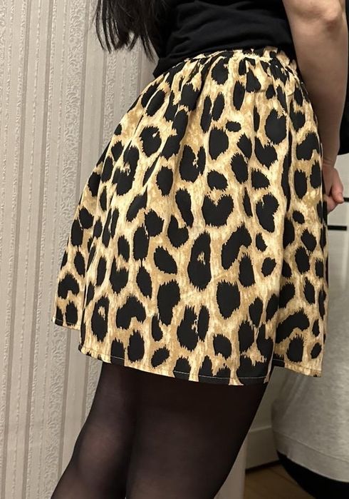 Юбка леопардовая юбка для фотосессии женская юбка