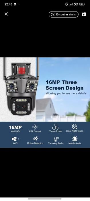 Câmara de vigilância WiFi/TOP