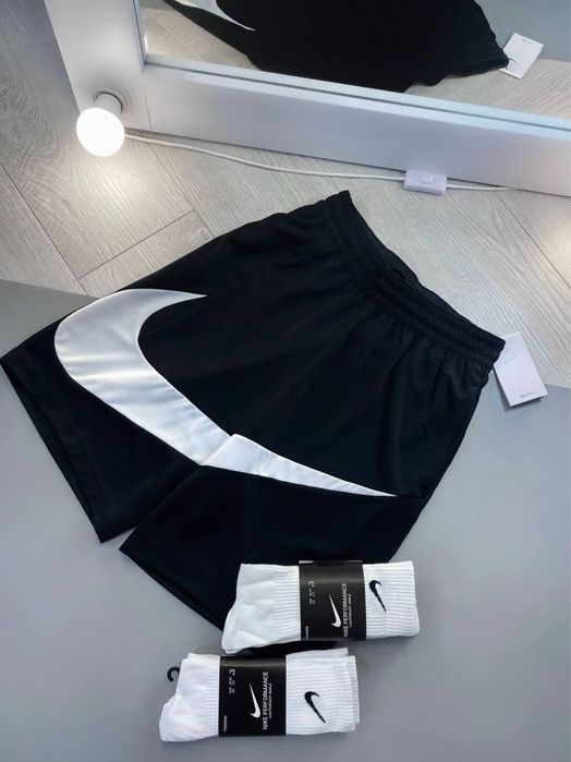 Мужские спортивные шорты найк Nike Big Swoosh | шорты найк | мужские шорты nike | nike big logo | big swoosh | спортивные шорты nike | шорты |