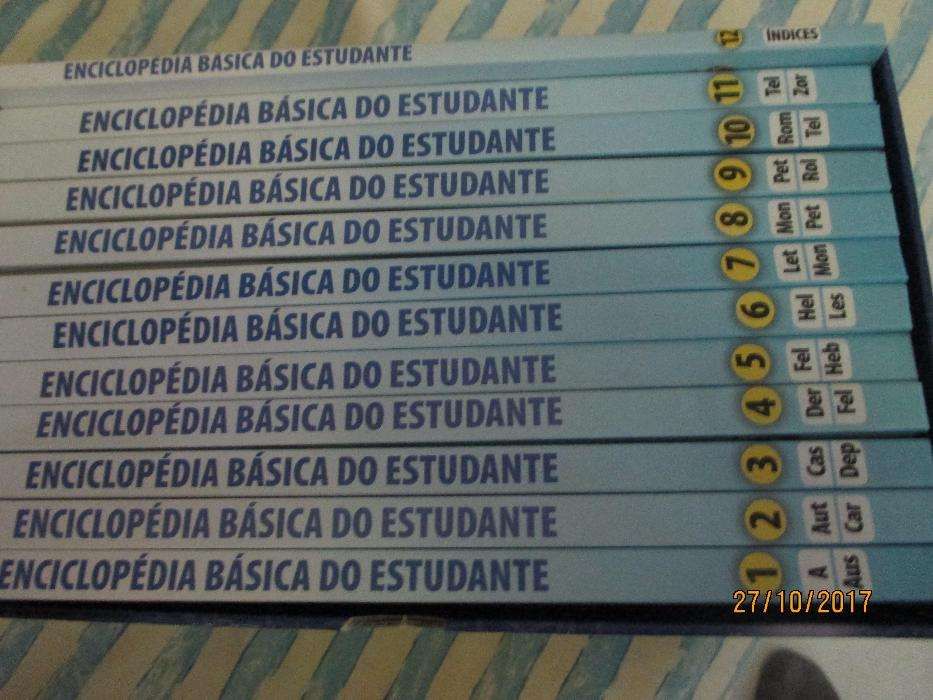 Enciclopédia Básica do Estudante. 12 volumes