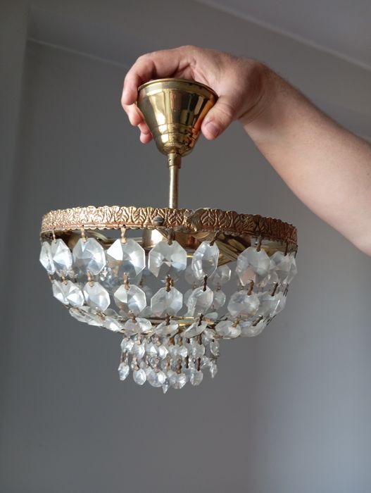 Candeeiro vintage Cristal