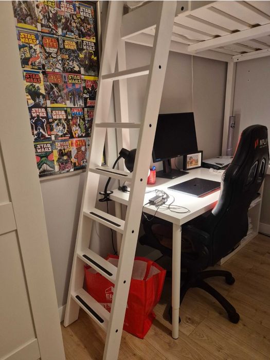 Cama Alta IKEA STORA, 140x200cm.