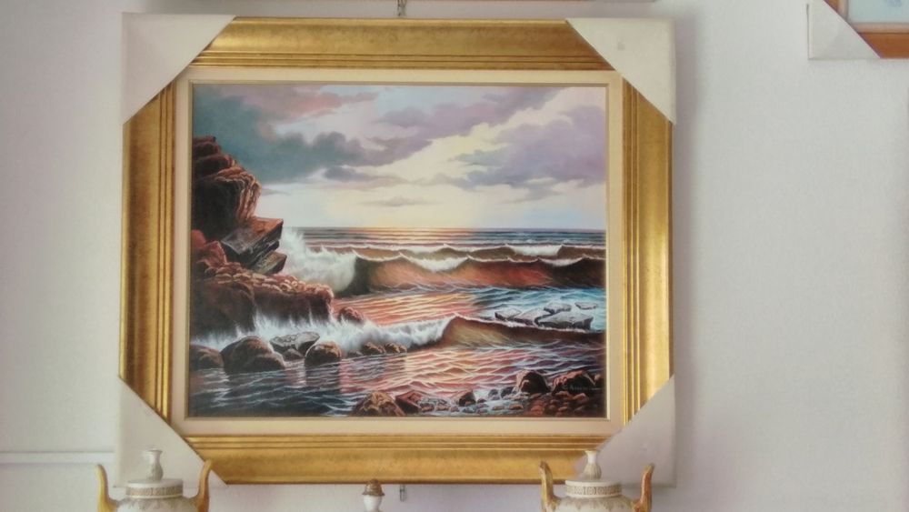 Canvas, Original Oil Painting, We Have Several Frames Made to Measure