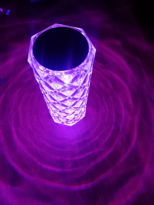 Lampka kryształowa RGB