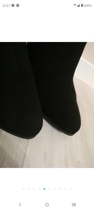 Жіночі замшеві ботінки