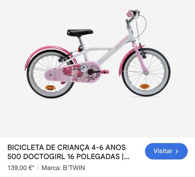 Bicicleta de princesa à procura de nova dona!