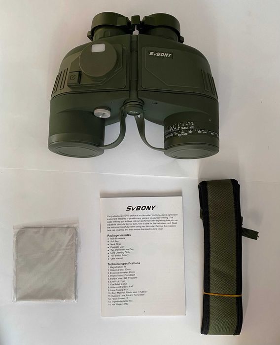 Бінокль SVBONY SV27 7x50