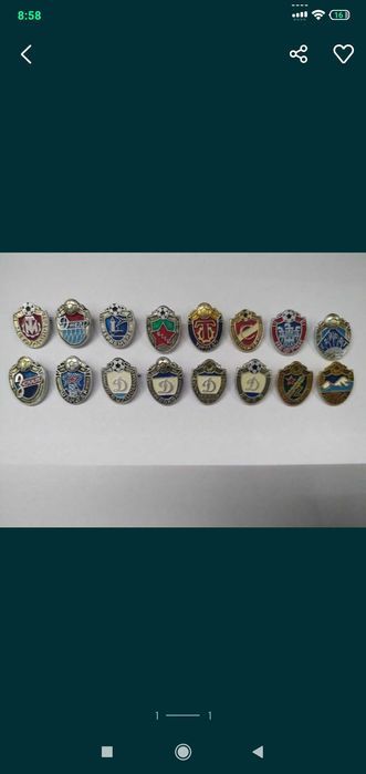 Коллекция значков.