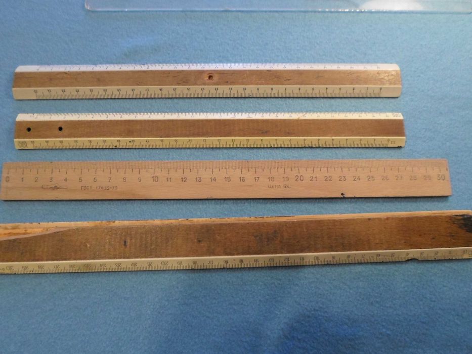 Линейка чертежная 10 шт. Линейка под тушь. Цена за 11 шт