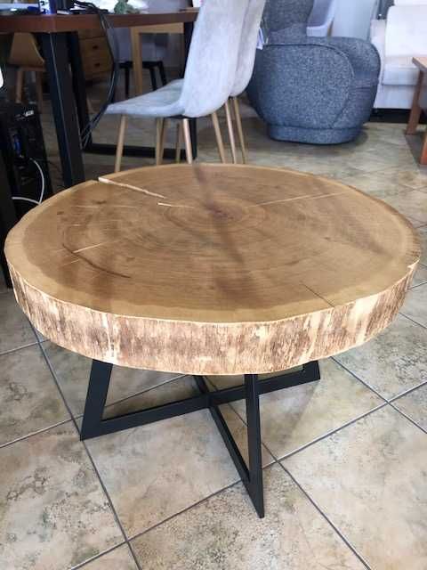 Plaster pnia dębowy na nodze metalowej