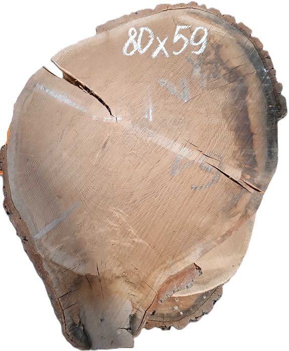Plastry Dąb SUCHE 8/9cm grubość
