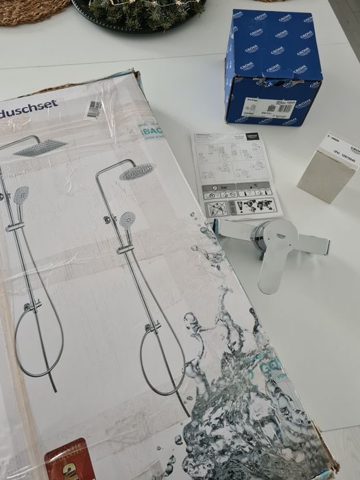 Bateria Grohe Zestaw prysznicowy chrom