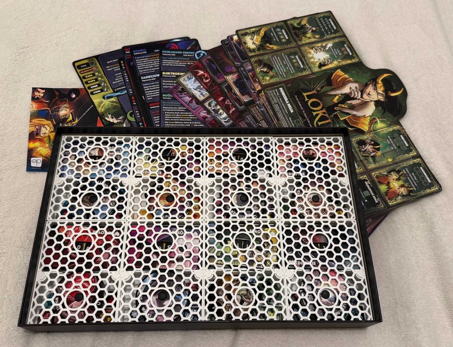Marvel Dice Throne komplet + inserty druk 3D
