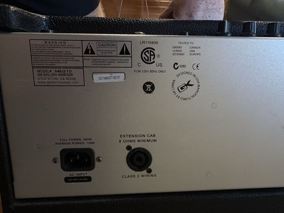 Amplificador Gallien-Krueger MB210