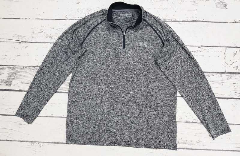 Under Armour * bluza * koszulka * longsleeve * zip * męska * szara * L