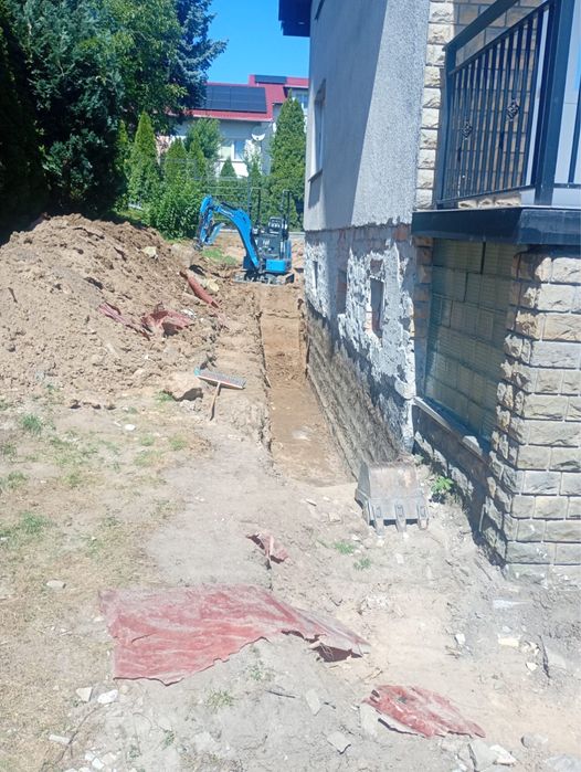 Usługi - minikoparka, wywrotka, ogrodzenia, brukarstwo, oczyszczalnie
