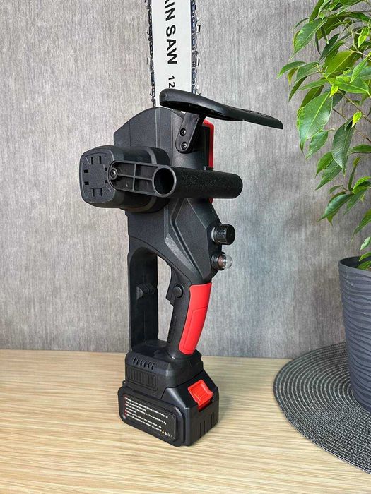 Аккумуляторная цепна пила 12 дюймов в кейсе / Електропилка / 2 аккум