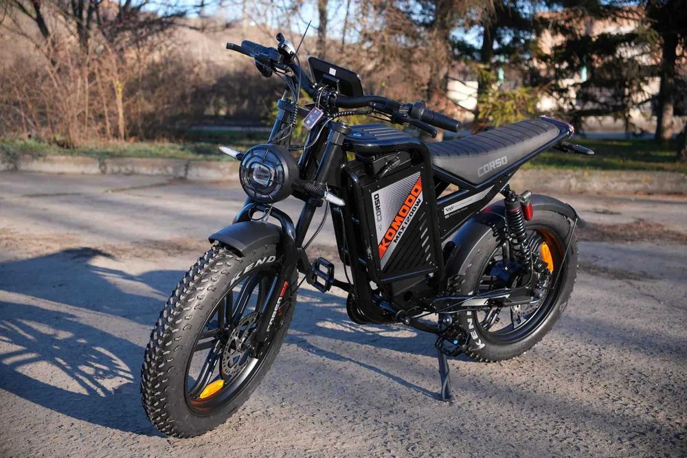 НОВИНКА 2026! Електровелосипед Corso Komodo 20 1200W,60V21AH -Червоний