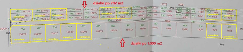 Działka budowlana 792 m2 - Katarzynów gm. Ozorków