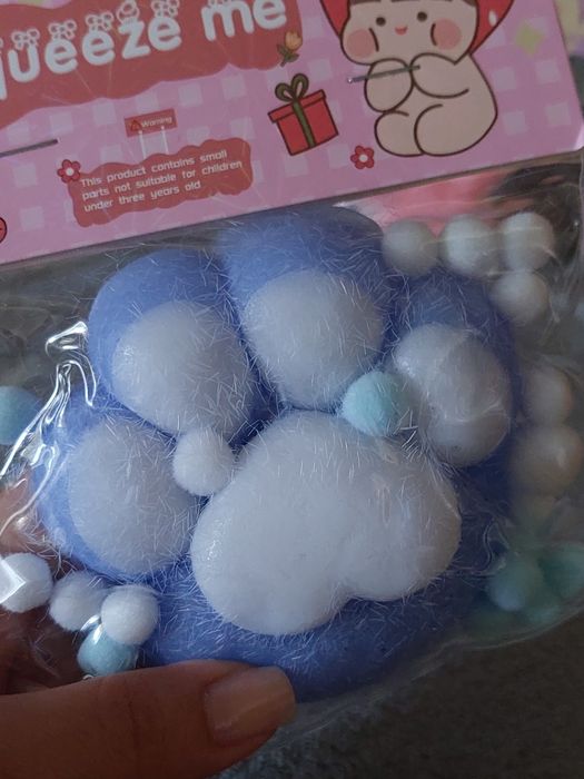 Іграшка-антистрес, лапка котика, таба лапка, сквіш