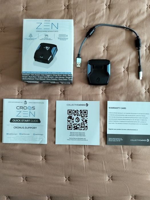 Cronus Zen Original (PS5/PS4/Xbox/PC) - Caixa e Manuais