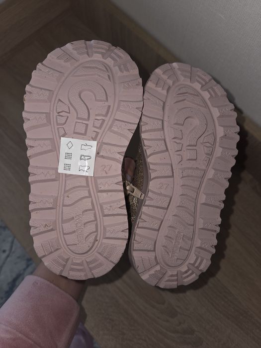 Чоботи ботінки демісезон для дівчинки фірмові нові устілка 16.5 см