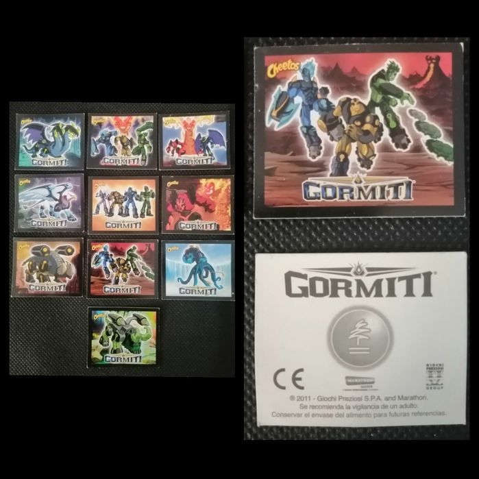 10 Mini cartas Gormiti uma edição da cheetos da Matutano
Disponho de 1