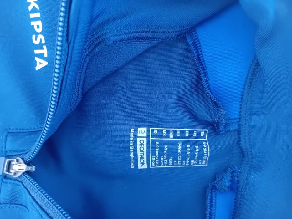 Bluza sportowa dla chłopca KIPSTA r140
