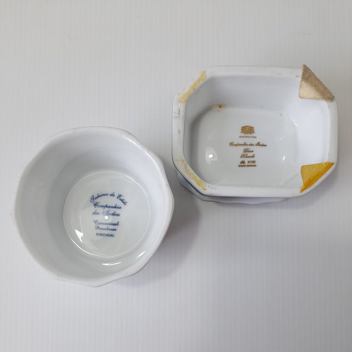 2 saleiros antigos Companhia das Índias